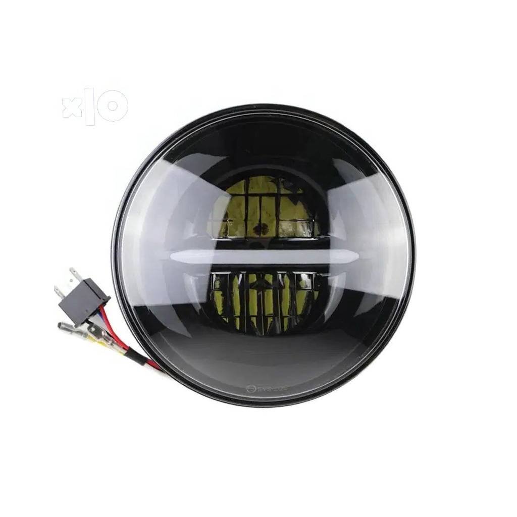 7 Inch Minus LED Headlight 110w for Royal Enfield All Models