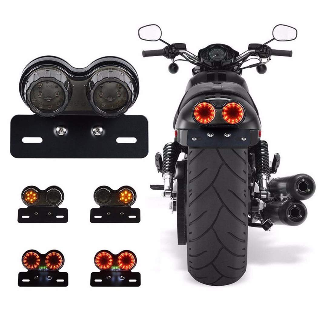 Dug Dug Customized LED Tail Light with Turn Signal Function for Bikes