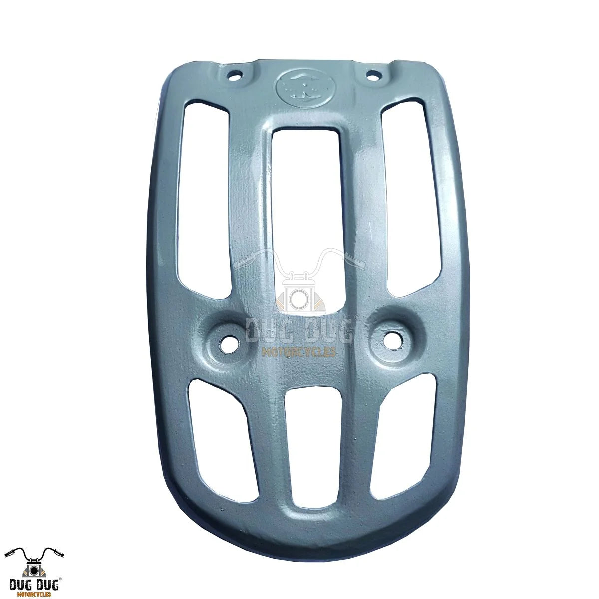 Dug Dug Pillion Seat Replacement Carrier for Royal Enfield Super Meteor 650 – Silver