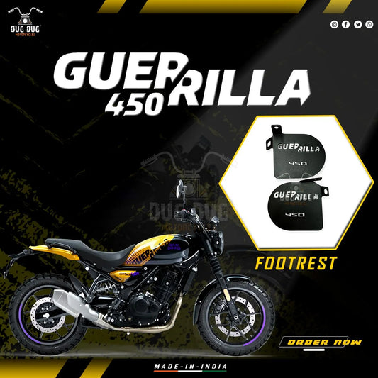 Guerrilla 450 Pillion Footrest Rear Footrest Heavy Duty Direct Fit