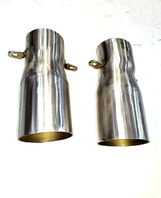 Sports Exhaust Connector Socket for Interceptor 650 and Continental GT 650 - Stainless Steel