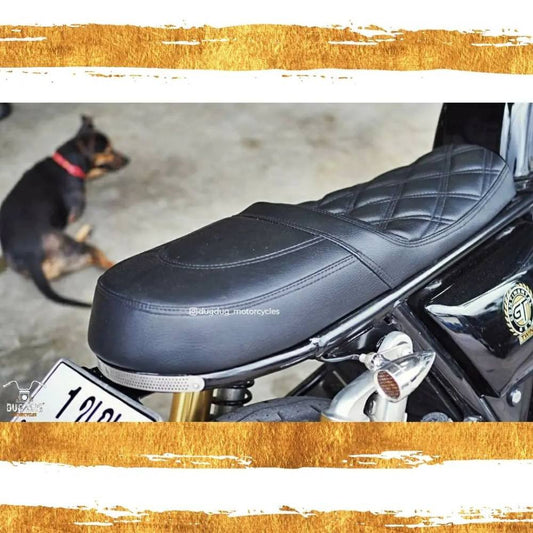 Dug Dug Comfortable Cushion Touring Seat for Royal Enfield Interceptor 650 and Continental GT - Type 6