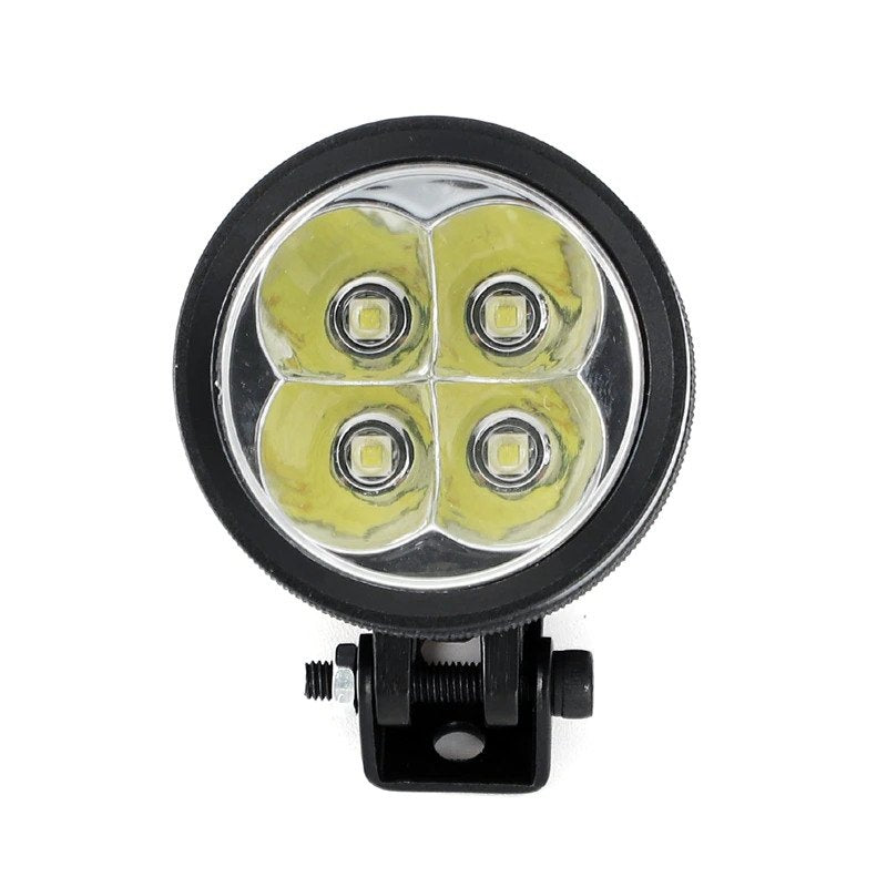 4 LED CREE Fog Light Auxiliary Light for all Motorcycles L4X 40w - Yellow Cover